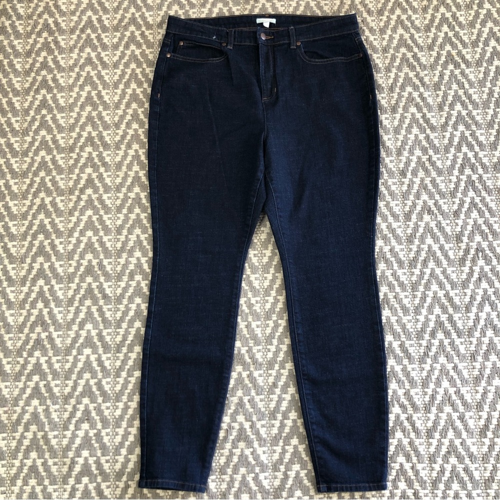 Eileen Fisher organic cotton blend jeans size 14